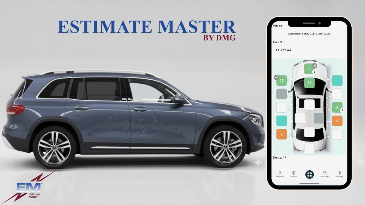 car with mobile app display